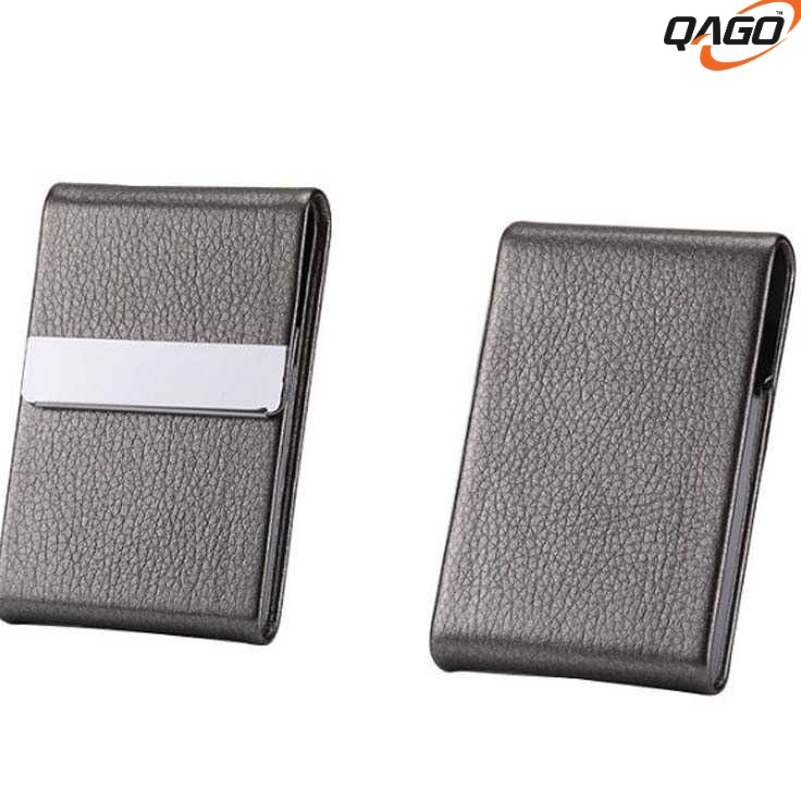 ☮Ecy Focus Kotak Bungkus Rokok Dompet Elegan Leather Cigarette Case Simpan Rokok Motif Dompet h Kual