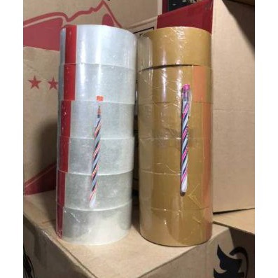 

(✔-1EE»> 6 roll Lakban goal tape bonus 1 biji pulpen 45mm 2 inch 100 yard murah loh / supeer.keren.