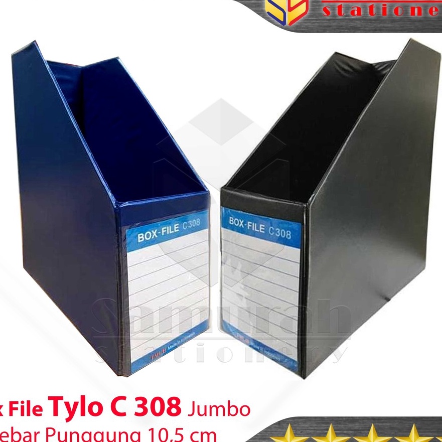

[✓ E◆BU> Box File Lipat Tylo C-308 Jumbo Warna Hitam - Biru / Rak Stand C 308 lebar 10,5 cm/ top.prooduk..!