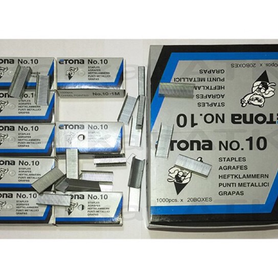 

[KP✯.Z❣> 20 pak staples etona no 10 harga distributorpaliing.laris.!