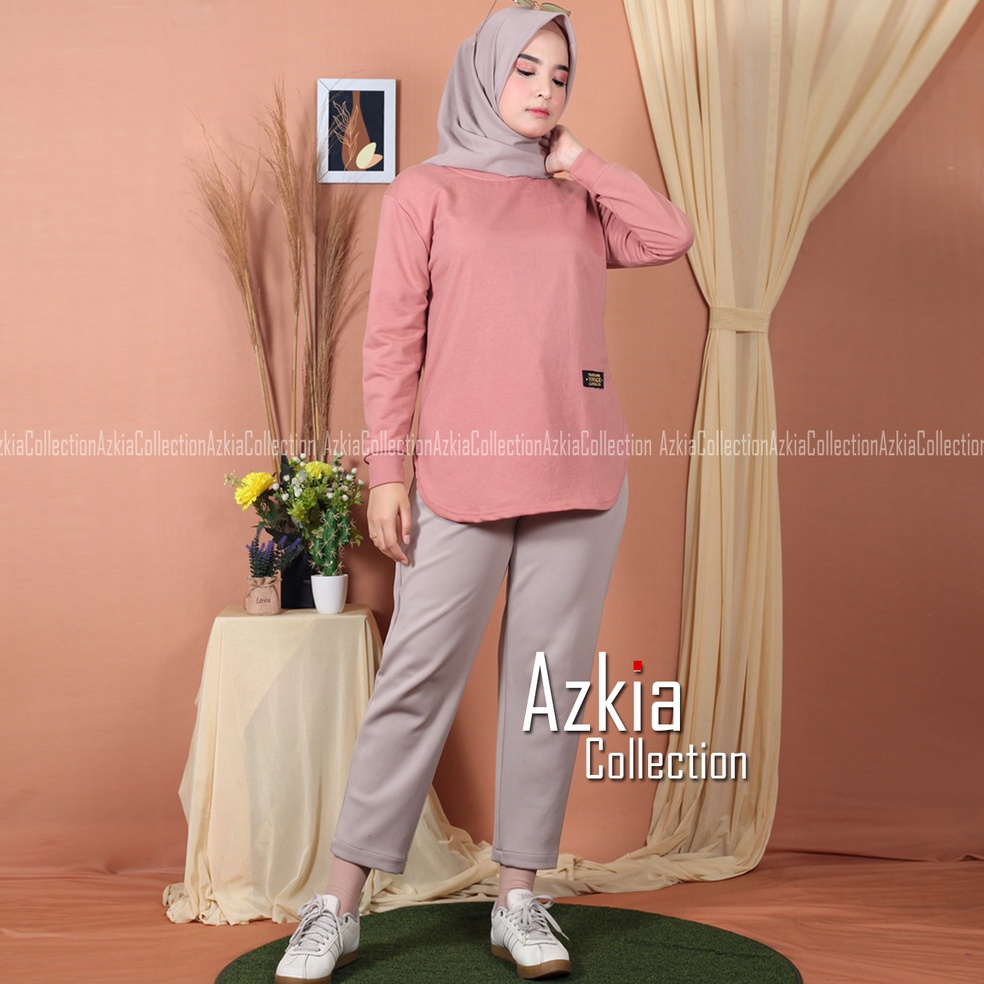 Menarik.. KAOS WANITA TANGAN PANJANG OVAL