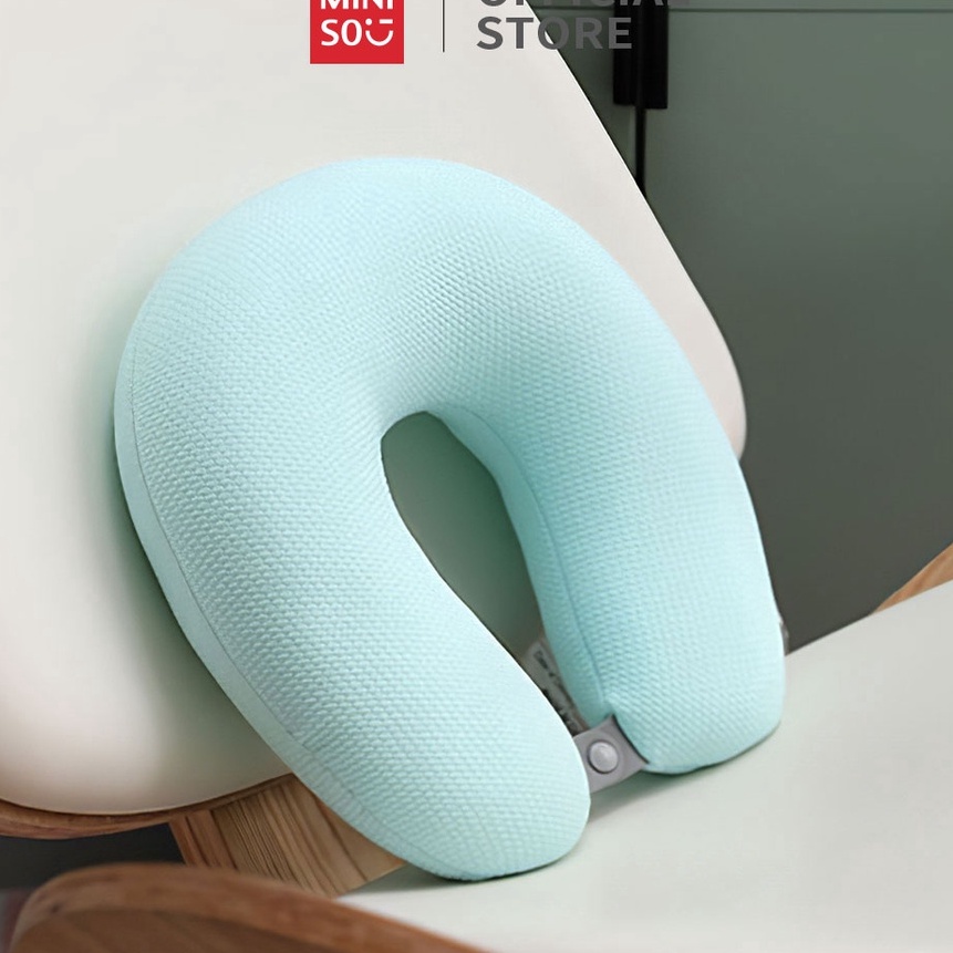 (ご➛.XOI] MINISO Bantal Leher Travel U-shape bantal leher dewasa Tidur Siang Bantal Mewah Travel Neck
