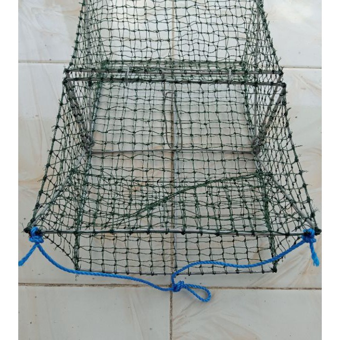 (F-D㊖✉0) jaring perangkap/bubu rajungan kepiting keong KAWAT STENLIS PUTIAN ANTI KARATAN/ langsung.k