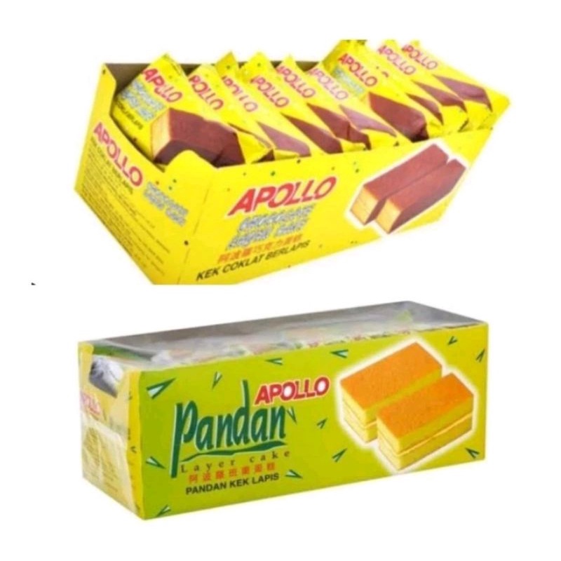 

Apollo pandan atau Apollo coklat isi 24pcs