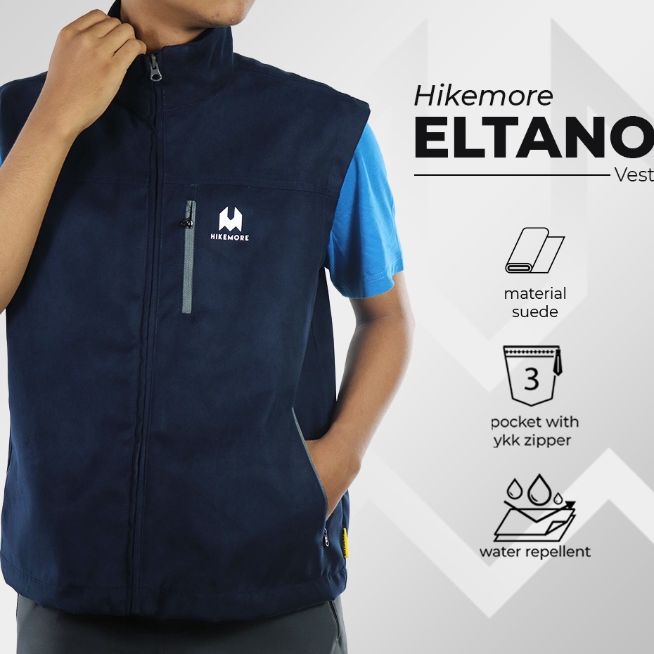 Super PromoHh6H1 Jaket Rompi PDL Pria Lapangan Hikemore Eltano Softshell