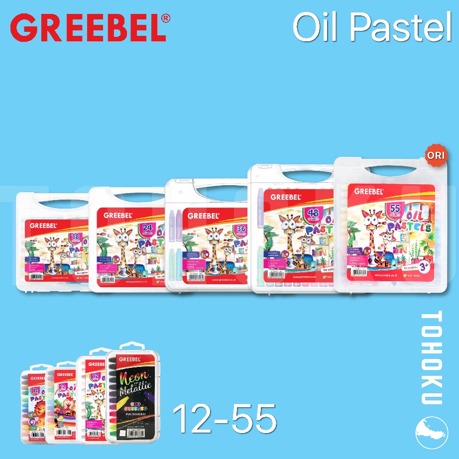 

(O2☆/Y➛> [Lengkap] Greebel Oil Pastel 55 | 48 | 36 | 24 | 18 | 12/ pasti.dikiriim..