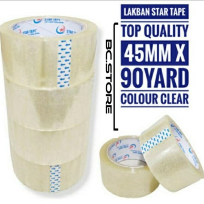 

(W4❦/P✔> LAKBAN ( 1 DUS ) CLEAR BENING (PUTIH), BENING & COKLAT LENGKET STAR TAPE KUALITAS TERBAIK MURAH 90 YARD X 45MM (2INCH) #lakban #isolasi #selotip #tapeperekat #pengikatpelengket #lakbanmurah #lakbanopp #lakbankualitasterbaik #perlengkapankanto
