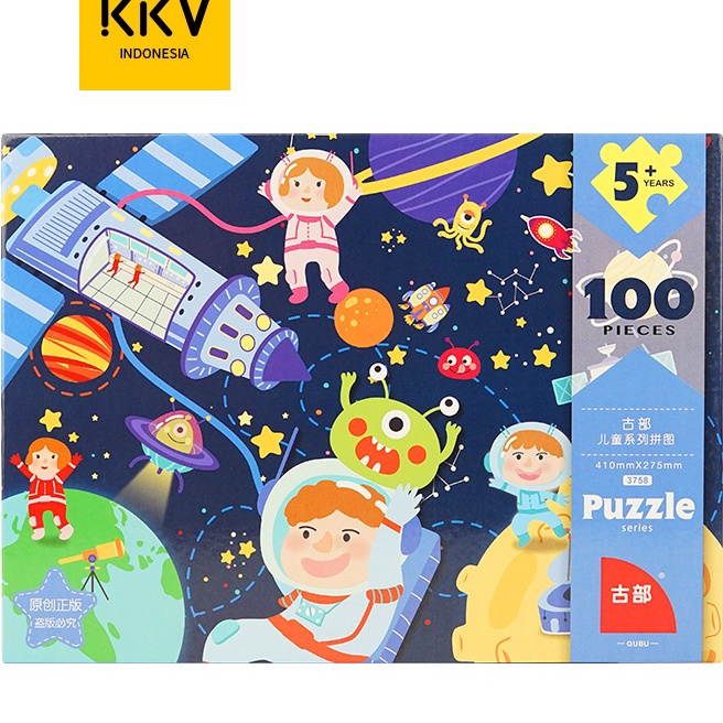 [P-NF] KKV -Puzzle 100 pcs Exploring the Universe Mainan Anak- viraal..