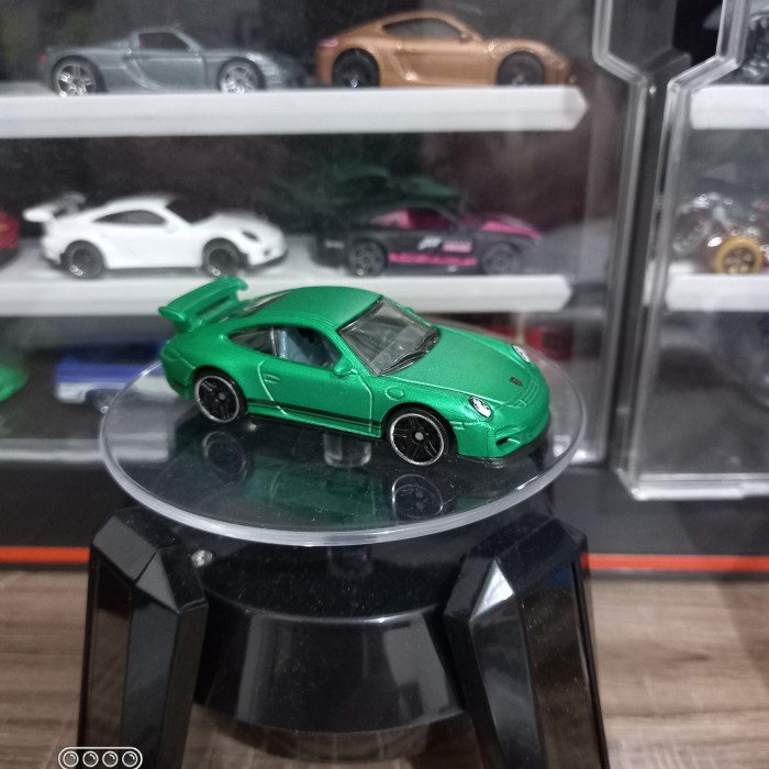 MUST HAVE!! HOTWHEELS PORSCHE 911 GT3 RS HIJAU SATIN DARI GIFT PACK HW EXOTICS TERLARIS