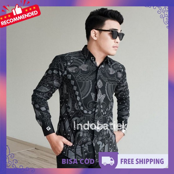 Batik Trendy 2023 Bahan Adem Kemejs Batik Cwok Best Seller Hem Spesial Termurah Kemeja Laki Pesta At
