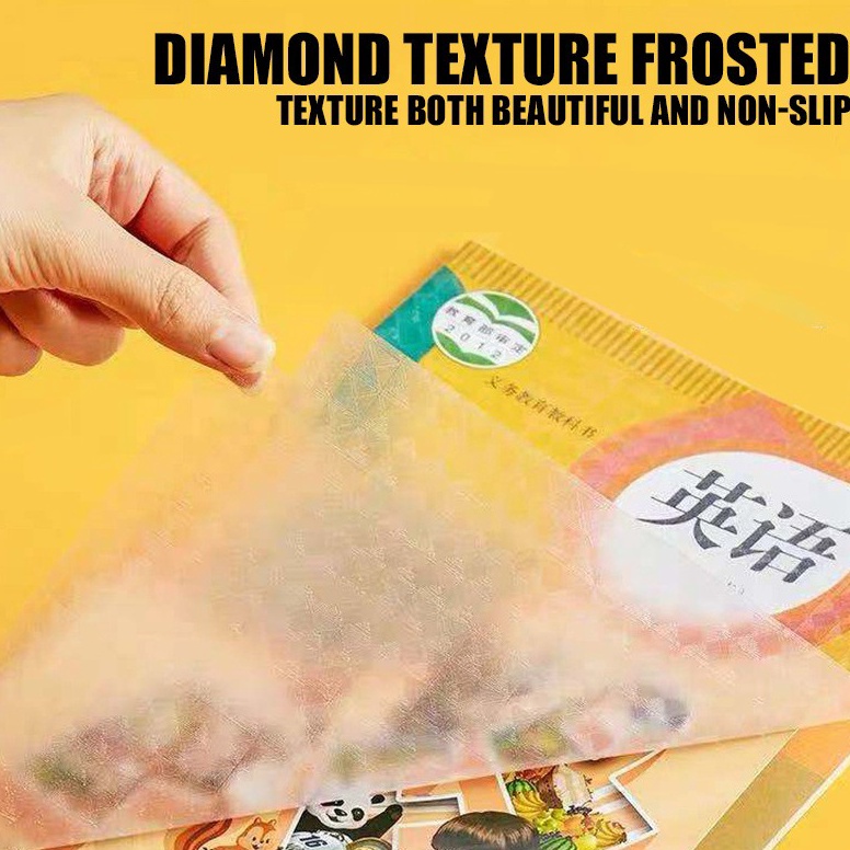 

Cuci-Gudang READY STOCK JAKARTA - LANGSUNG KIRIM 10 Lembar Stiker Film Pelindung Buku Tekstil Transparan Buram Tahan Air Dengan Perekat Untuk Alat Tulis Sekolah Dasar Kerenz