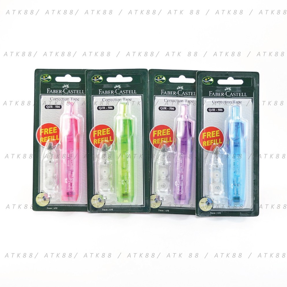 

[PROMO BNG6] Correction Tape Faber-Castell QJR-506 (5 mm x 6 m) Order Now