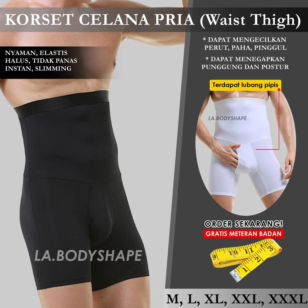 Big Sale Korset Celana Pria / Korset Pelangsing Perut Dan Paha Waist Thigh / Korset Celana Paha Cowo