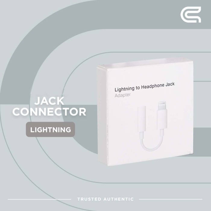 KONVERTER LIGHTNING TO HEADPHONE JACK 3.5MM ADAPTER
