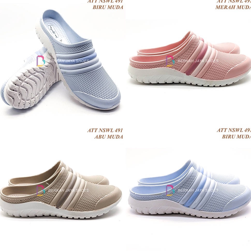 [CODEBARANG648NES] Sepatu Sandal Karet Wanita - Sepatu Sandal Karet Wanita ATT NSWL 491 - Sepatu San