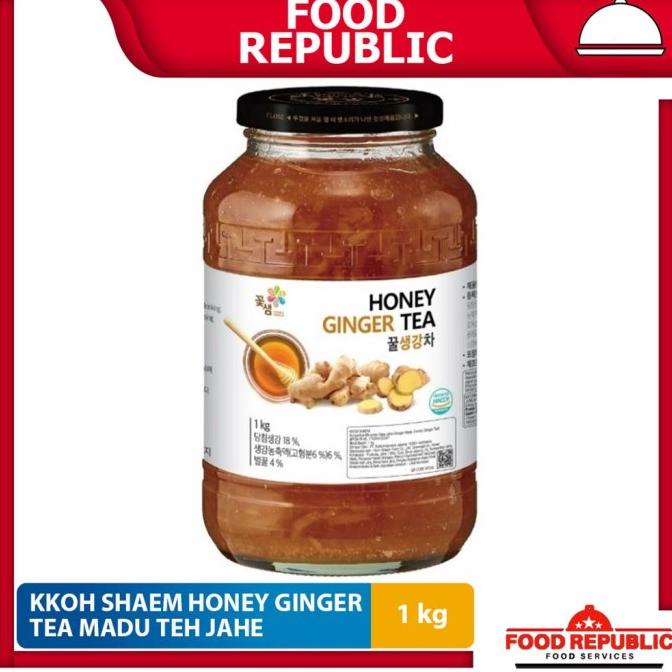 

jen KKOH SHAEM HONEY GINGER TEA 1KG - MADU TEH JAHE KOREA HALAL IMPORT