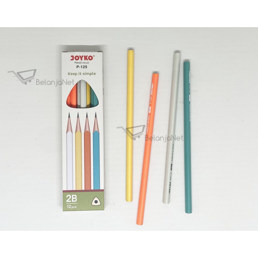 

[PROMO DH8I] Pensil | Pencil Joyko P-125 2B Triangular | Segitiga [1 LUSIN] 246