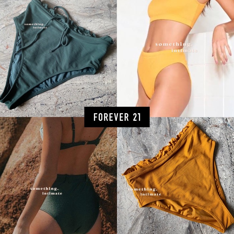 `FfH H&M Highwaisted Bikini Bottoms  / HW Bikini Bottom Panty Underwear Swimsuit Highwaist Bikini Ta