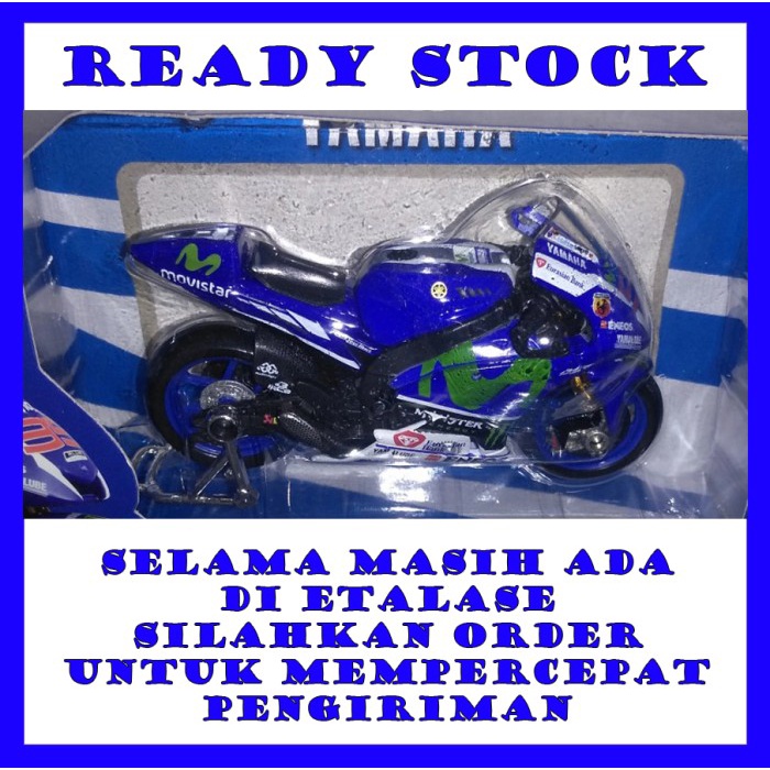 FLASH SALE MAISTO 1:18 YAMAHA YZR-M1 2016 TEAM MOVISTAR 99#JORGE LORENZO TERBARU