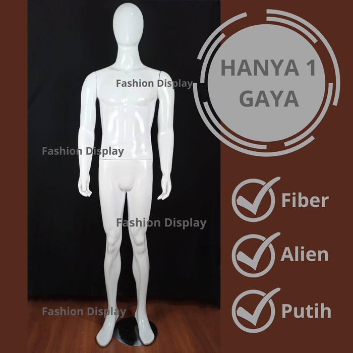 Terlaris Patung Manekin Fiber Full Body Cowok Manekin Cowok Patung Pria - Bh