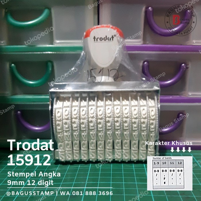

Bestseller Stempel Angka Manual 12 Digit 9Mm Trodat 15912