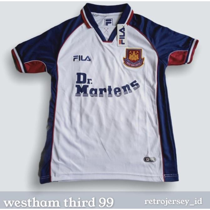Jersey Westham Away 99 Retro