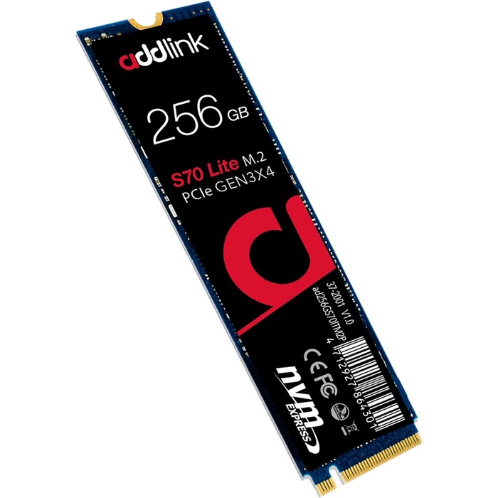 Addlink S70 Lite 256Gb Ssd Nvme Pcie 3X4 M.2 Ssd M.2 2280