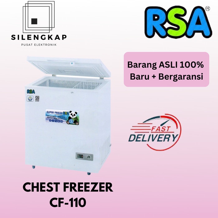 Chest Freezer RSA CF-110 / CF110 Freezer Box 100 liter -2403