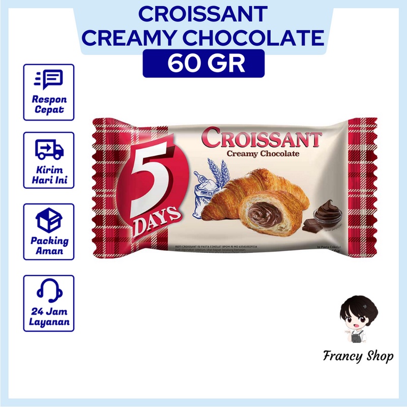 

5 Days Croissant Creamy Chocolate 60 gr