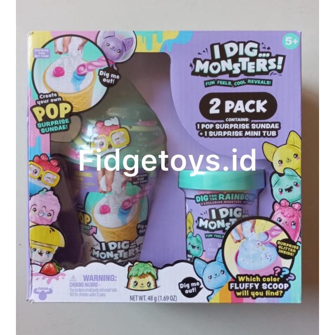 Pikmi Pops I Dig Monsters POP Surprise 2-Pack - Hot Toys 2021