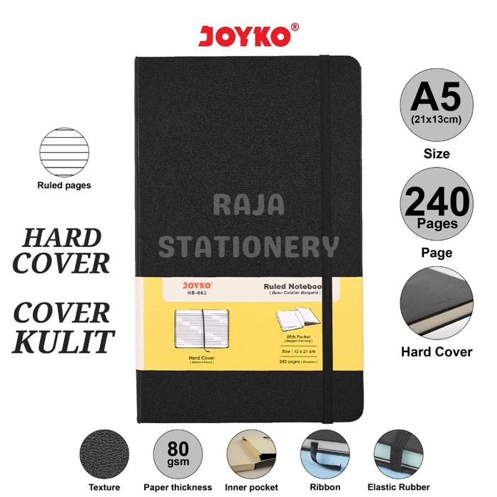 

Joyko Notebook A5 Agenda Diary / Buku Tulis Garis Jurnal Joyko Nb-663