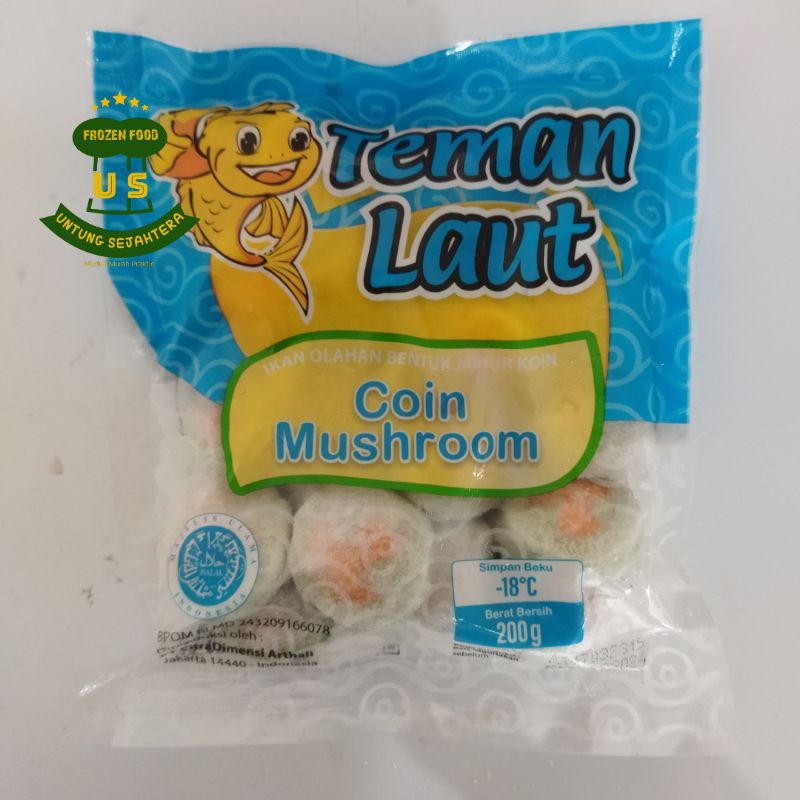 

Coin Mushroom 200gr Teman Laut Ikan Olahan Bentuk Jamur Coin Teman laut coin mushroom jamur teman laut