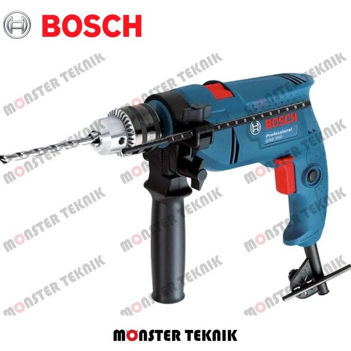 Mesin Bor Bosch 550W Gsb550 Bor Beton Impact Drill 13 Mm - Gsb550