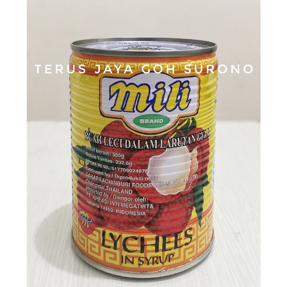 

Sale Mili Lychee Buah Leci Kaleng