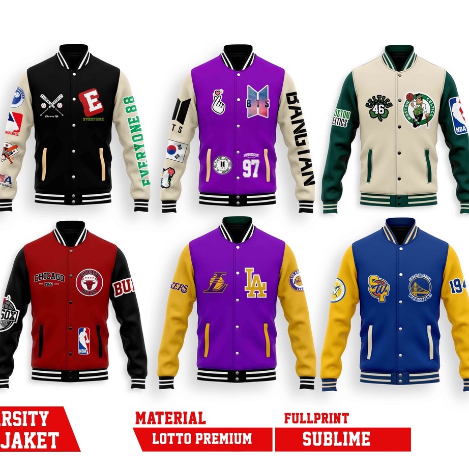 Restock Varsity jacket Everyone MLB & NBA Jacket Baseball KOREA varsity