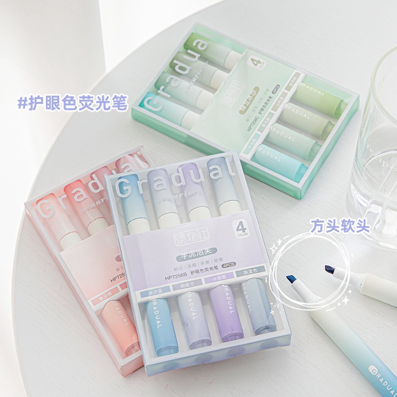 

Terkini_1 SET ISI 4 HIGHLIGHTER WARNA PASTEL TERANG / 1 SET STABILO HIGHLIGHTER WARNA PASTEL