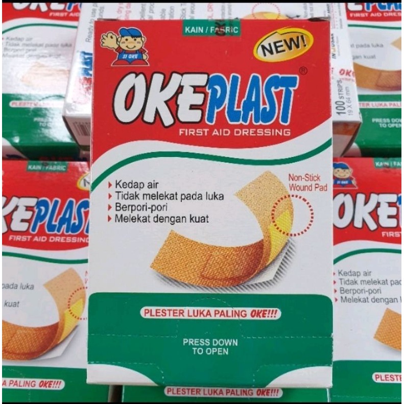 OKEPLAST / PLESTER OKEPLAST ISI 100 PCS