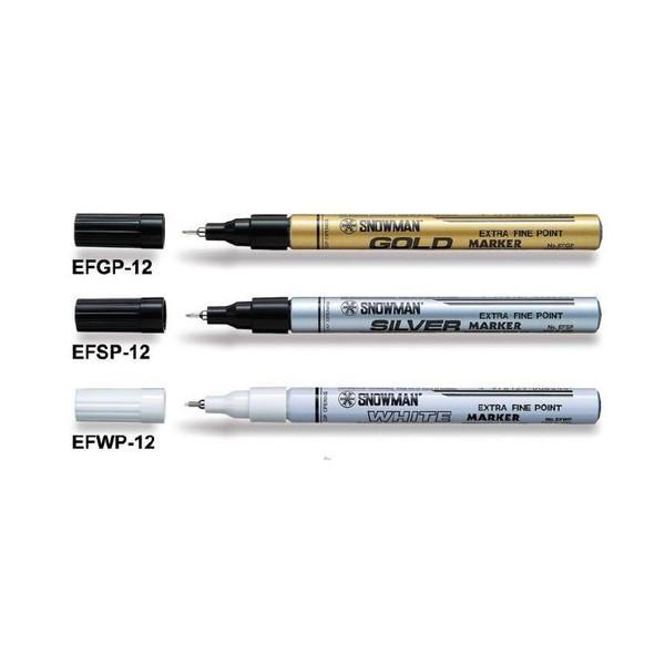 

SPIDOL EXTRA FINE PAINT MARKER WHITE PUTIH | GOLD EMAS | SILVER PERAK - SNOWMAN