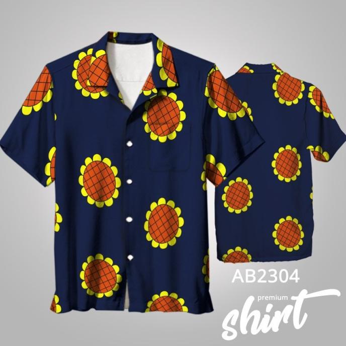 KEMEJA BAJU DRESSROSA LUFFY ONE PIECE ANIME MANGA ADA UKURAN JUMBO