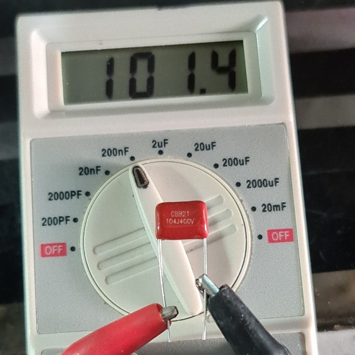 2 Buah 104 275v 0.1uf 275v 100nano 275v capasitor kapasitor