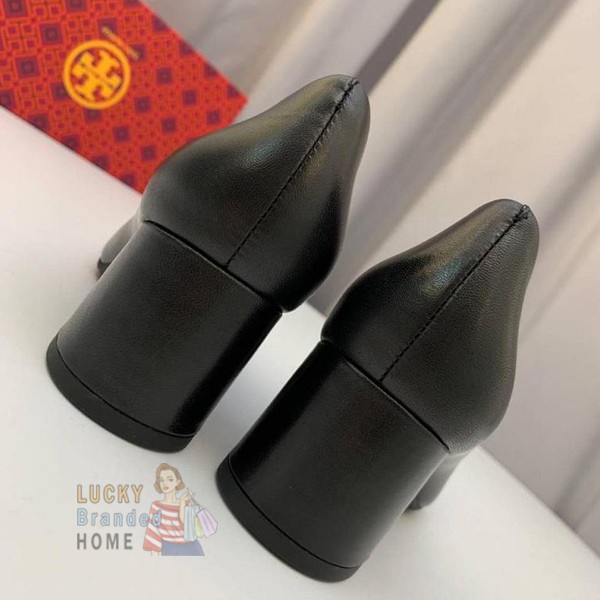 SALE Sepatu TORY BURCH Shoes Janey Pump Shoes Wedges Black Leather ORIGINAL