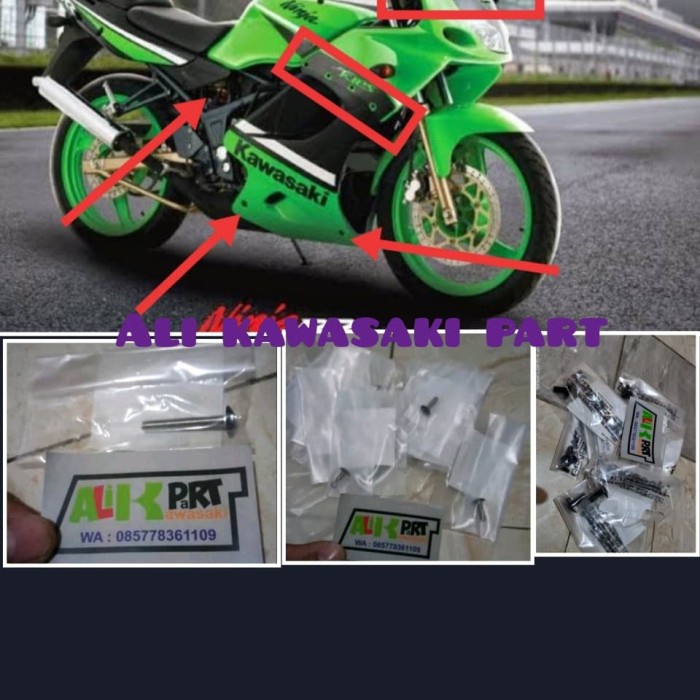 baut body set ninja RR old original