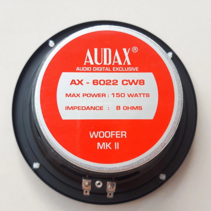 Terlaris Speaker 6 Inch Woofer Audax 150 Watt Original Asli 6 In 6" 6In Audax