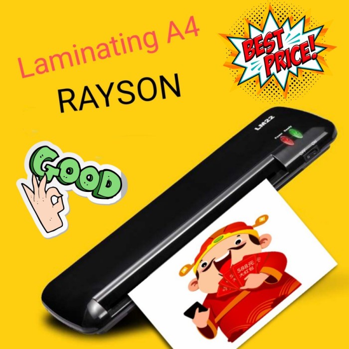 Mesin Laminating F4 A4 / Alat Laminating Laminasi Laminator