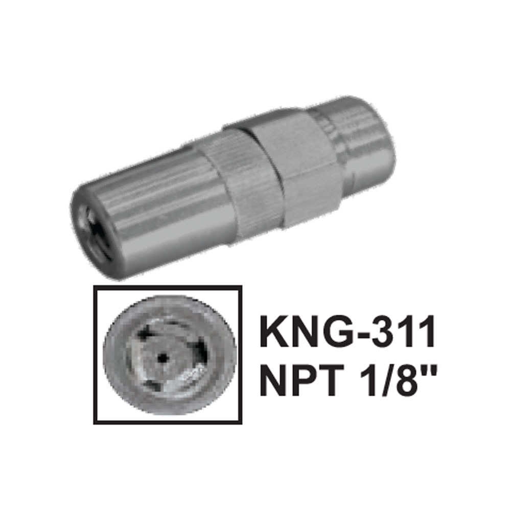 Wipro Spare Part Grease Gun-Kepala Naple Grease KNG 311 (NPT1/8')-(35-3110-5)