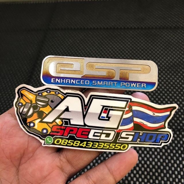 Emblem logo esp titanium matic honda beat scoopy vario 110 vario 125