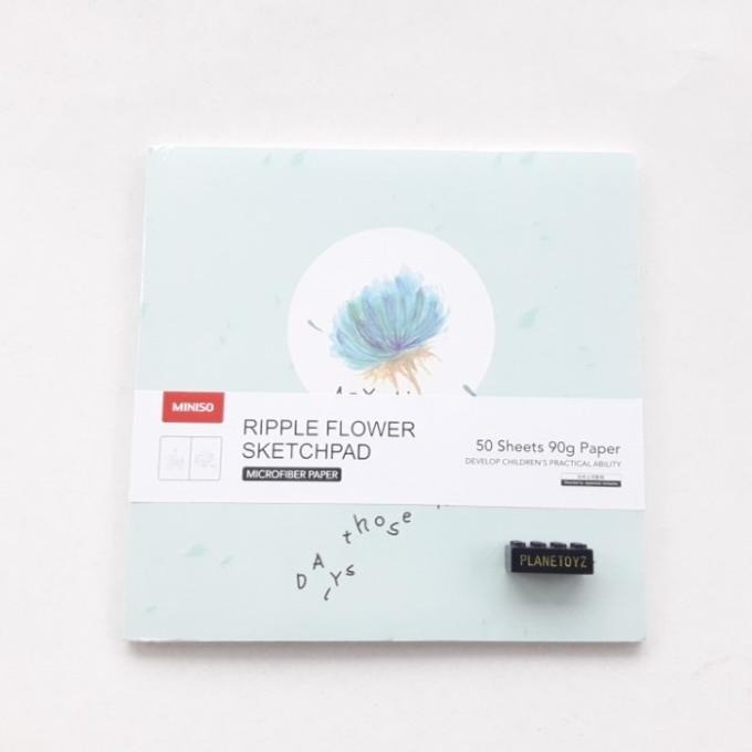 

Buku Ripple Flower Sketchpad Book Pettern Coloring Mewarnai