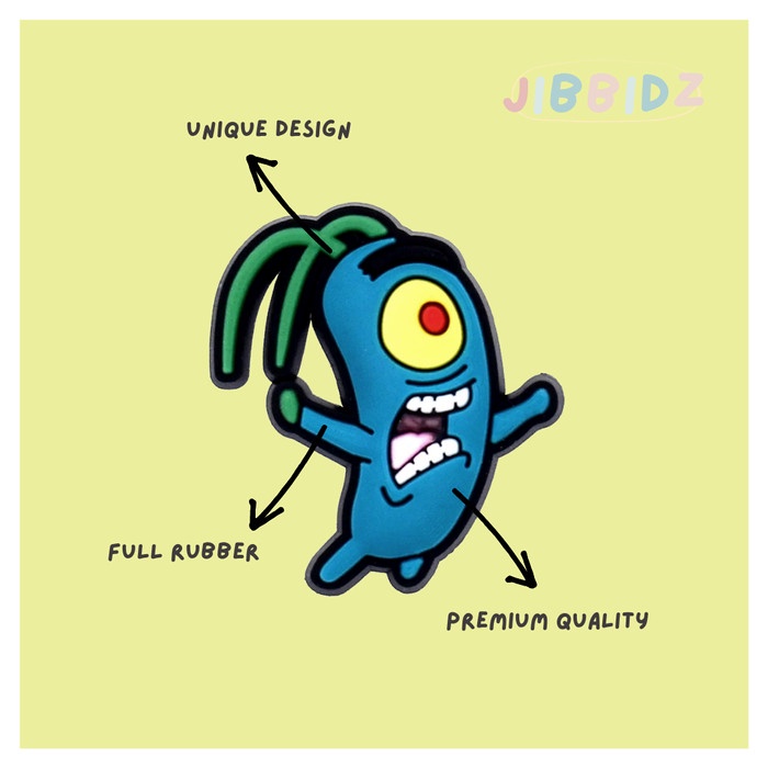 Murah JIBBITZ CROCS - SPONGEBOB / Pin Hiasan Sandal Crocs / Aksesoris Crocs NON COD