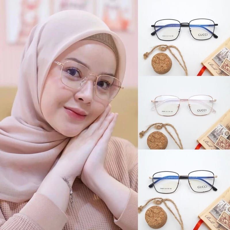 Frame Kacamata Wanita Lensa Minus Kode [38069]