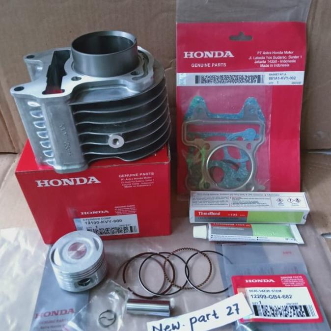 SALE Blok+seher komplit honda(kvy)beat karbu/spacy karbu/scoopy karbu Termurah